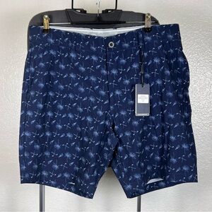 Maelreg Men’s Navy Blue Proflex Dark Navy Hawaii Club Performance Shorts Size 36